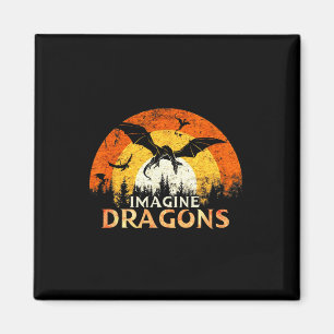 Imán Dragones míticos de fantasía de Anime Kawaii Imagi
