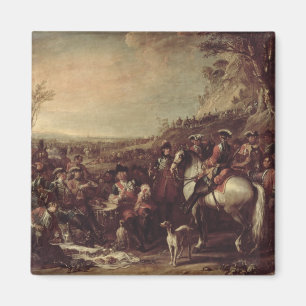 Imán Dragones montados de la casa del rey, 1737 (oi)