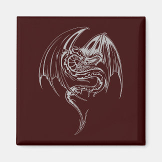 Imán Dragones Wyvern Son Criaturas Fantásticas Mitológi
