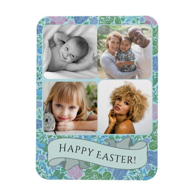 Imán Dragonflies Garden mutado foto pascua (Vertical)