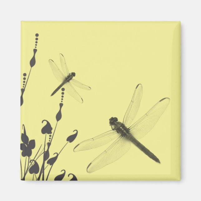Imán Dragonflies in the Grass (Frente)