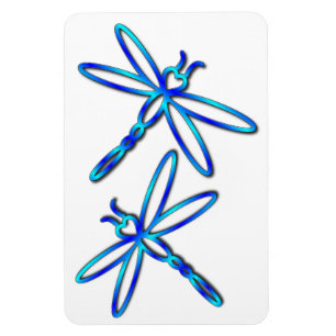 Imán Dragonfly con la cabeza del corazón