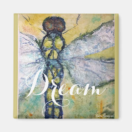 Imán Dragonfly Watercolor Dream Magnet