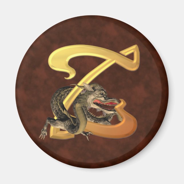 Imán Dragonlore Inicial Z (Frente)