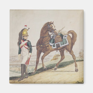 Imán Dragoons del ejército imperial francés