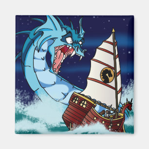 Imán Drama de la serpiente de mar