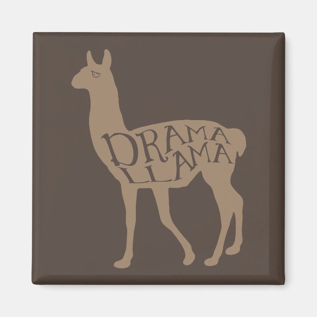 Imán Drama Llama Magnet (Frente)