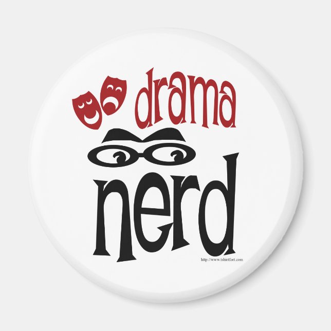 Imán Drama Nerd (Frente)