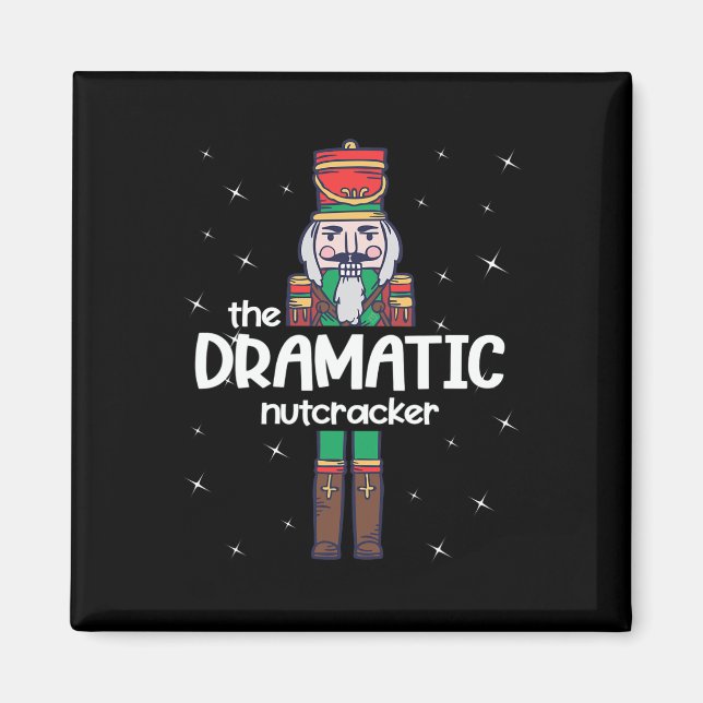 Imán Dramática familia Nutcracker coincidiendo con rega (Frente)