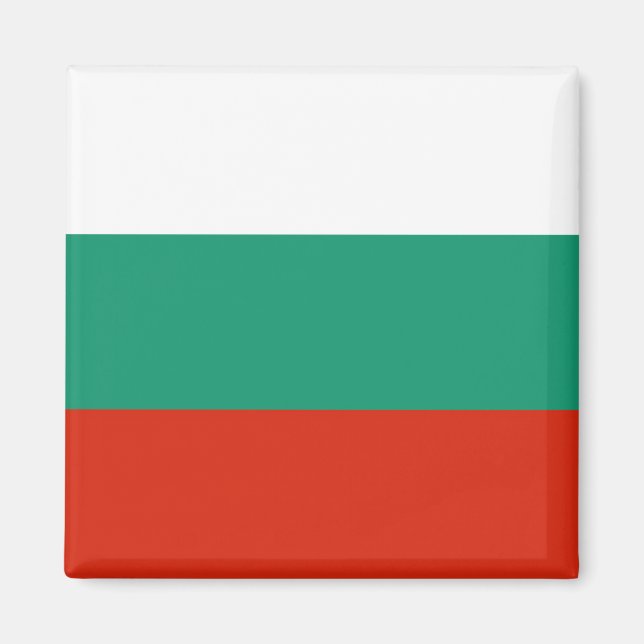 Imán Drapeau Bulgarie tricolore (Frente)