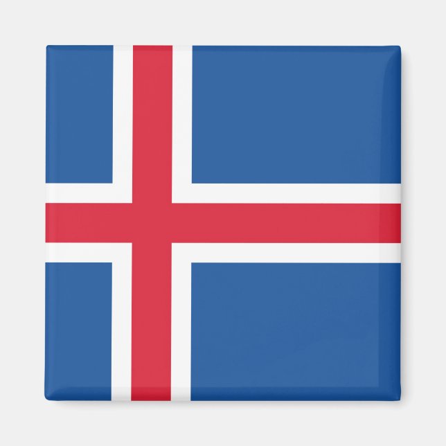 Imán Drapeau Islande (Frente)