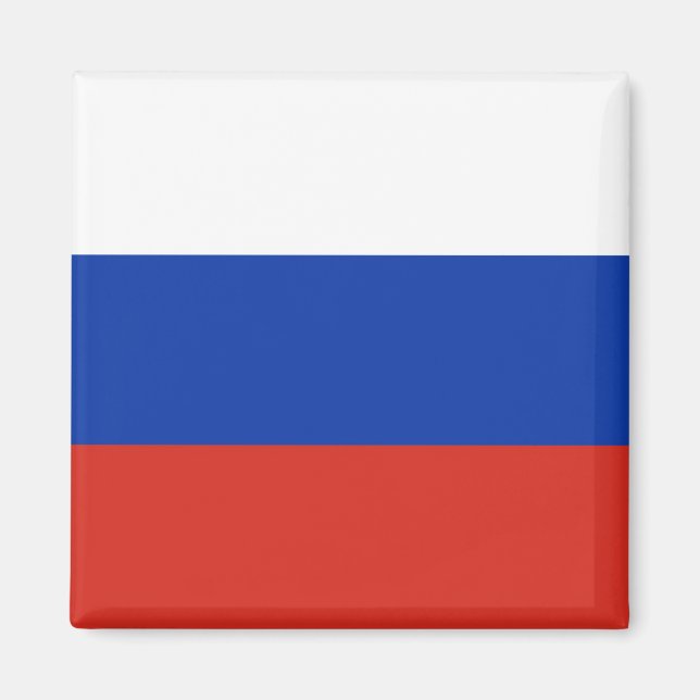 Imán Drapeau Russie tricolore (Frente)