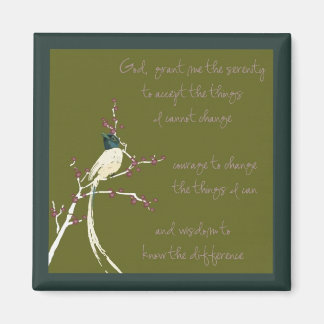 Imán Dream Bird Serenity Prayer Magnet