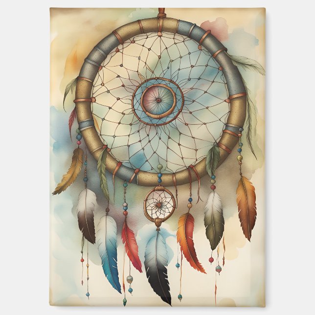 Imán Dream Catcher Art (Anverso)