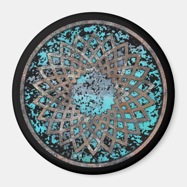 Imán Dream Catcher hablando de cañones, Nuevo México (Frente)