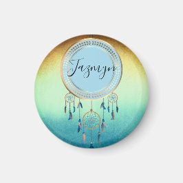 Imán Dreamcatcher personalizado de Moda mística
