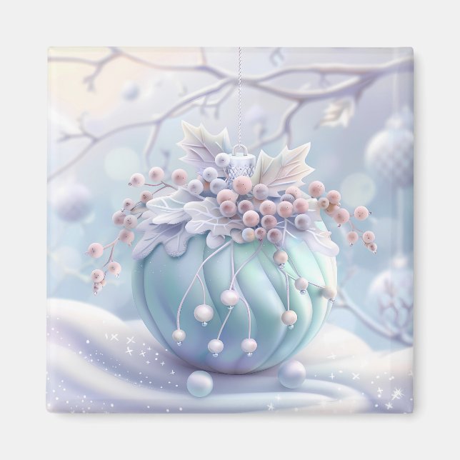 Imán Dreamy Christmas Ornament Magnet (Frente)