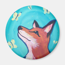 Imán Dreamy Fox Kitchen Magnet