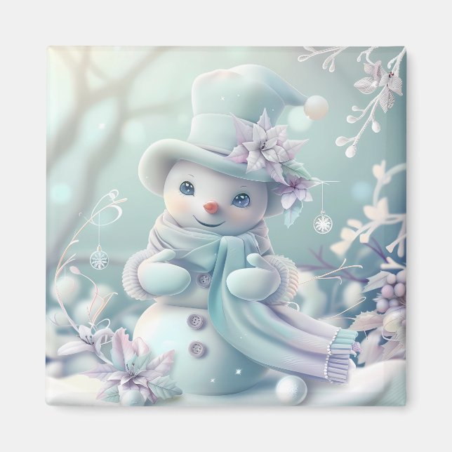 Imán Dreamy Navidades Snowman Magnet (Frente)