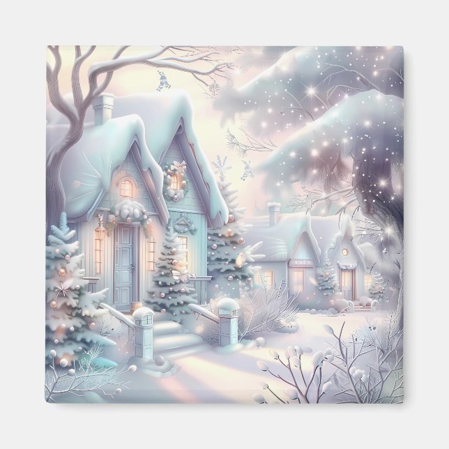 Imán Dreamy Navidades Village Magnet (Frente)