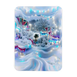 Imán Dreamy Winter Wonderland Lights