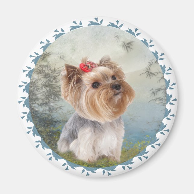 Imán Dreamy Yorkshire Terrier (Frente)