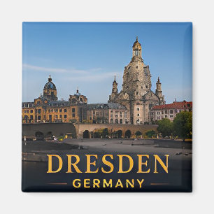 Imán Dresde Alemania Destino de Viaje Ciudad Histórica