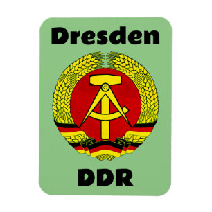 Imán Dresden, DDR, Dresden, Alemania - Ossi de Alemania