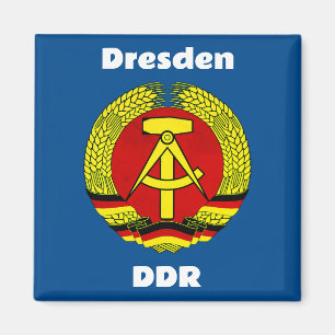 Imán Dresden, DDR, Dresden, Alemania - Ossi de Alemania
