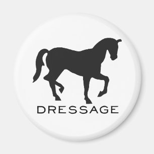 Imán Dressage con el caballo en marco