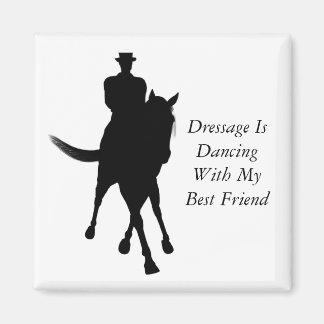 Imán Dressage está bailando con mi mejor caballo amigo