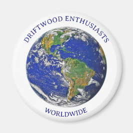 IMÁN DRIFTWOOD ENTHUSIASTS WORLDWIDE MAGNET