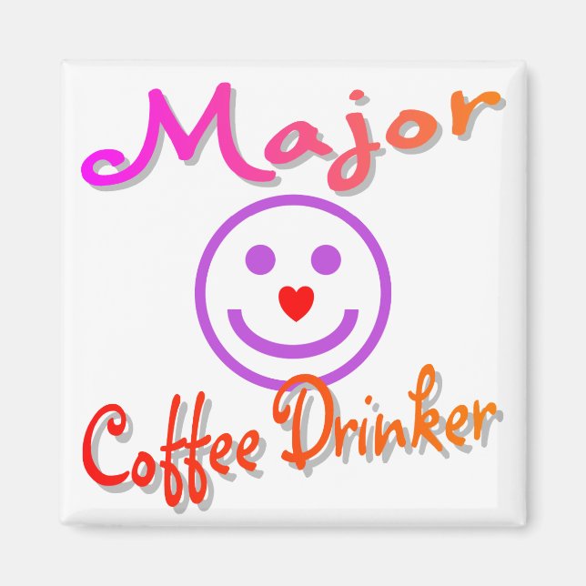 Imán Drinker de café mayor (Frente)