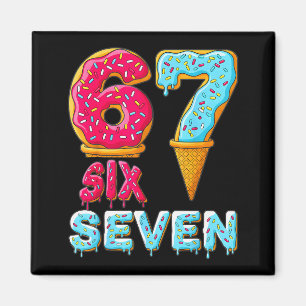 Imán Drip de béisbol número 67 jugador 67 meme helado D