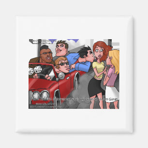 Imán Drive By Hickey Gangs Funny Tees Mugs & Gifts