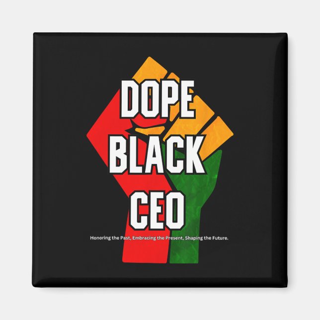Imán Drogas CEO Negro Mes de la Historia Negra  (Frente)