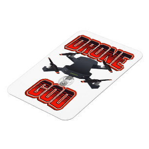 Imán Drone God logo