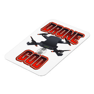 Imán Drone God logo