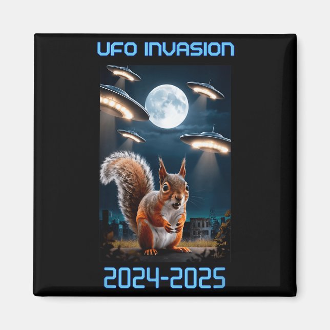 Imán Drone Ufo Alien Invasion Uap New Jersey  (Frente)