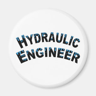 Imán Dropletas de agua de ingeniero hidráulico