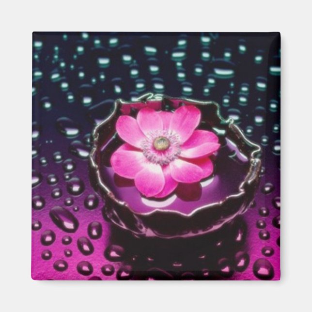 Imán Droplets florales (Frente)