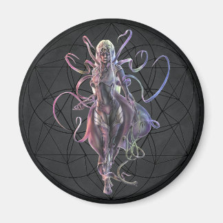 Imán Drow Matron Round Magnet