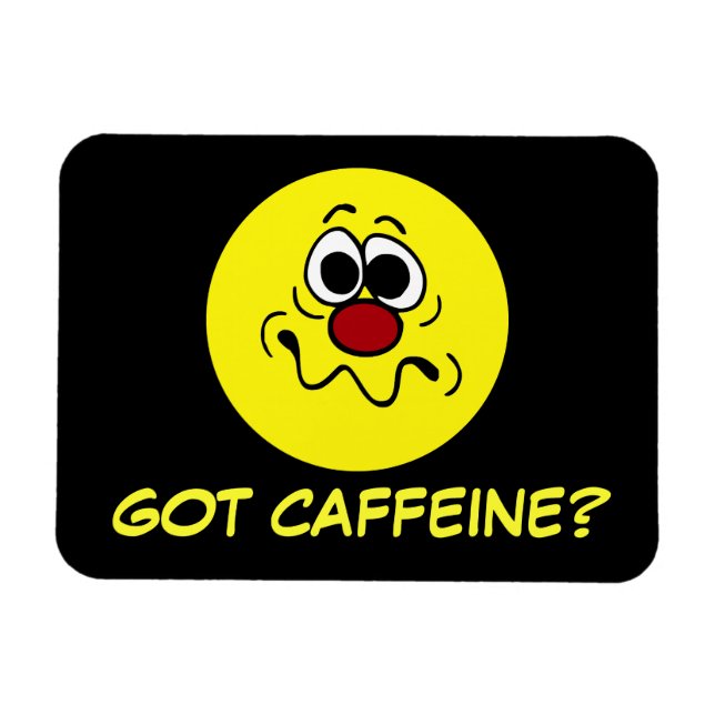 Imán Drugged Face Grumpey (Horizontal)