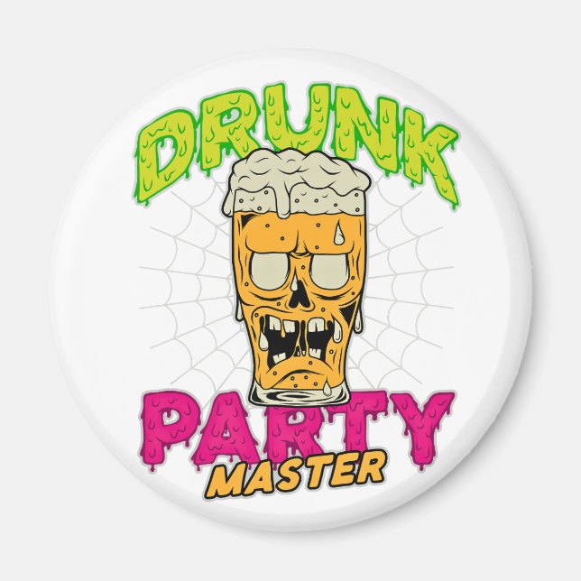 Imán Drunk Zombie Magnet (Frente)