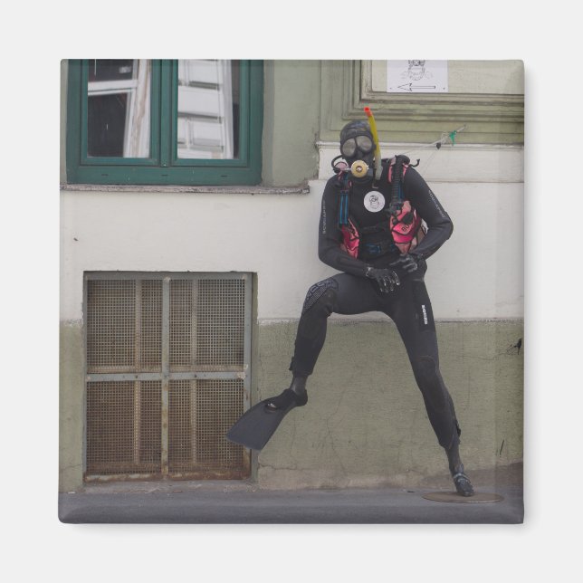 Imán Dry Scuba Diver (Frente)