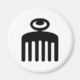 Imán Duafe | Símbolo Adinkra para belleza femenina