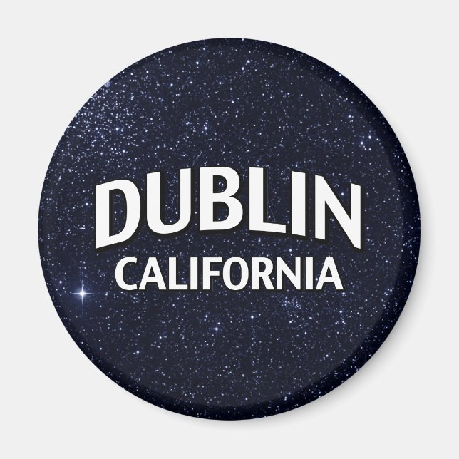 Imán Dublin California (Frente)