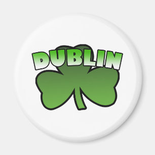 Imán Dublín Shamrock Magnet