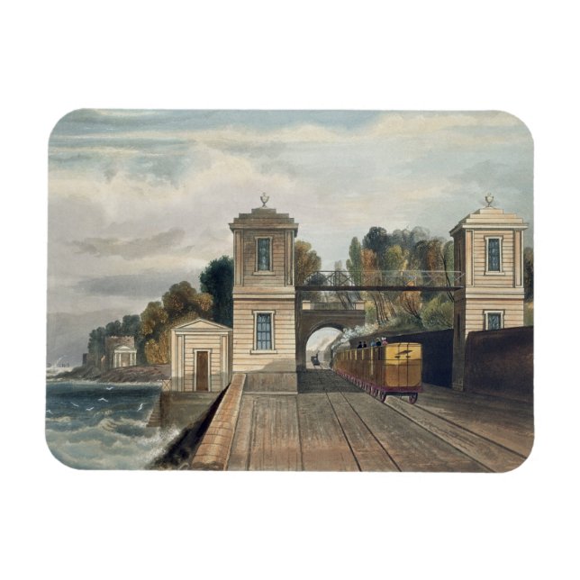 Imán Dublín y Kingstown Railway: Granite Pavilions y (Horizontal)