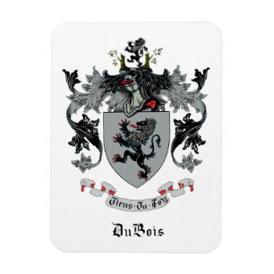 Imán DuBois Family Crest Magnet